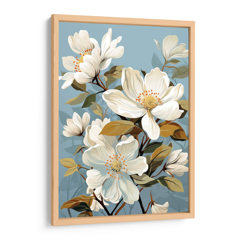 FLORES BLANCAS - Dav Madrid | Cuadro decorativo de Canvas Lab