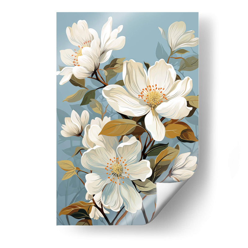 FLORES BLANCAS - Dav Madrid | Cuadro decorativo de Canvas Lab