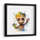 Hola Baby Groot - Sophie P | Cuadro decorativo de Canvas Lab