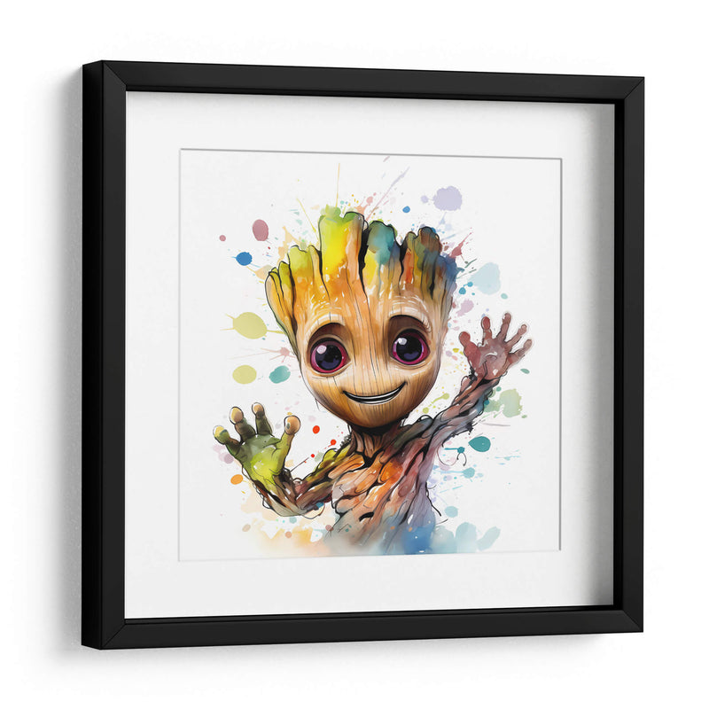 Hola Baby Groot - Sophie P | Cuadro decorativo de Canvas Lab