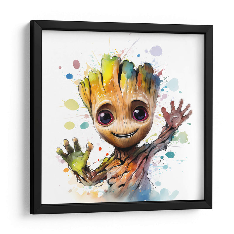 Hola Baby Groot - Sophie P | Cuadro decorativo de Canvas Lab