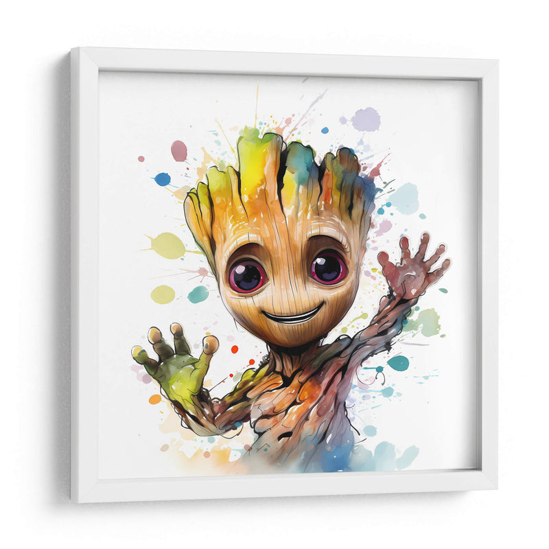 Hola Baby Groot - Sophie P | Cuadro decorativo de Canvas Lab