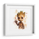 Hola Baby Groot II - Sophie P | Cuadro decorativo de Canvas Lab