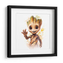 Hola Baby Groot III - Sophie P | Cuadro decorativo de Canvas Lab