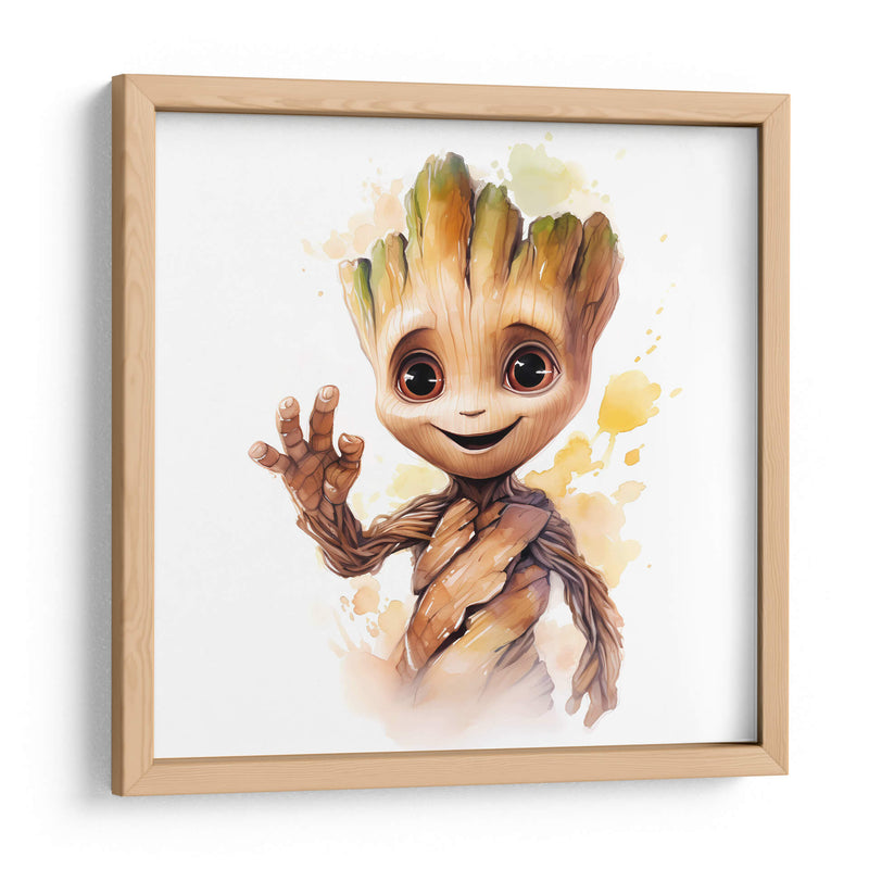 Hola Baby Groot III - Sophie P | Cuadro decorativo de Canvas Lab