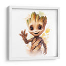 Hola Baby Groot III - Sophie P | Cuadro decorativo de Canvas Lab