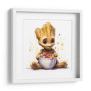 Baby Groot Breakfast - Sophie P | Cuadro decorativo de Canvas Lab