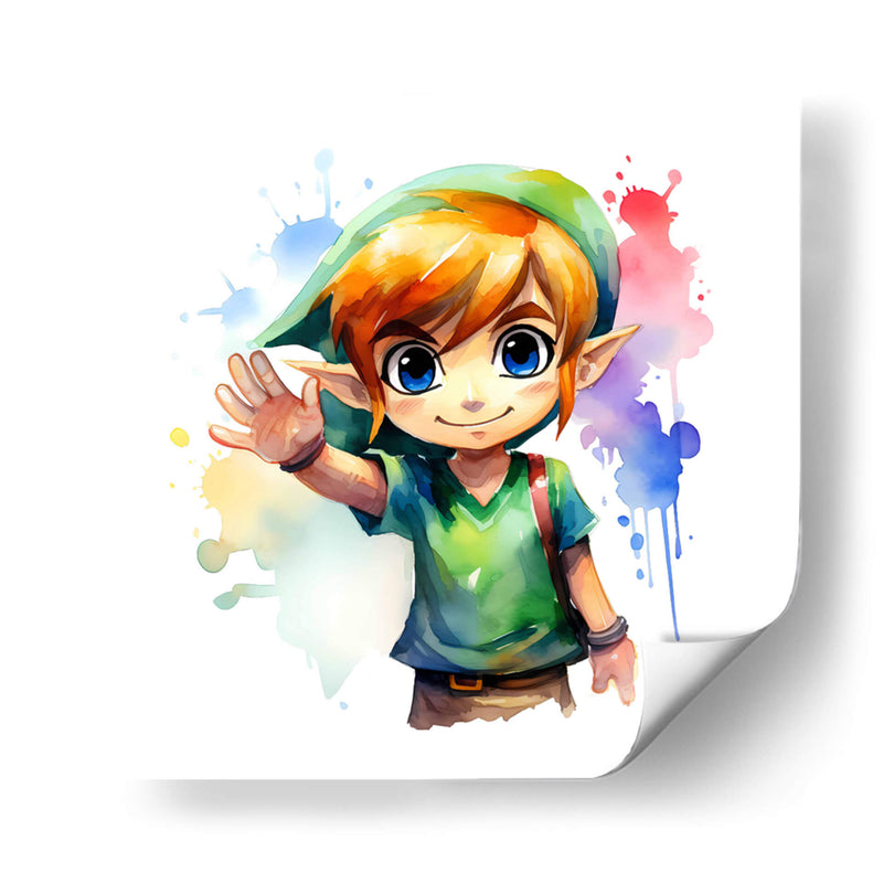 Hola Link - Sophie P | Cuadro decorativo de Canvas Lab