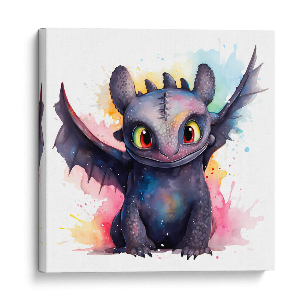 Toothless II - Sophie P | Cuadro decorativo de Canvas Lab