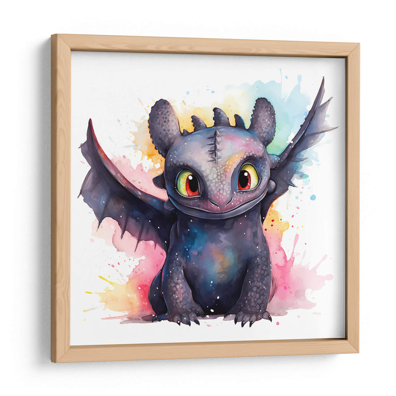 Toothless II - Sophie P | Cuadro decorativo de Canvas Lab