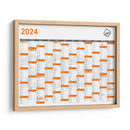 Calendario Anual 2024 - Raul Fierro | Cuadro decorativo de Canvas Lab