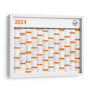 Calendario Anual 2024 - Raul Fierro | Cuadro decorativo de Canvas Lab