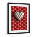 Corazón Blanco de piel Sintética - DeLaVegaGaming | Cuadro decorativo de Canvas Lab