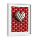 Corazón Blanco de piel Sintética - DeLaVegaGaming | Cuadro decorativo de Canvas Lab