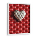 Corazón Blanco de piel Sintética - DeLaVegaGaming | Cuadro decorativo de Canvas Lab