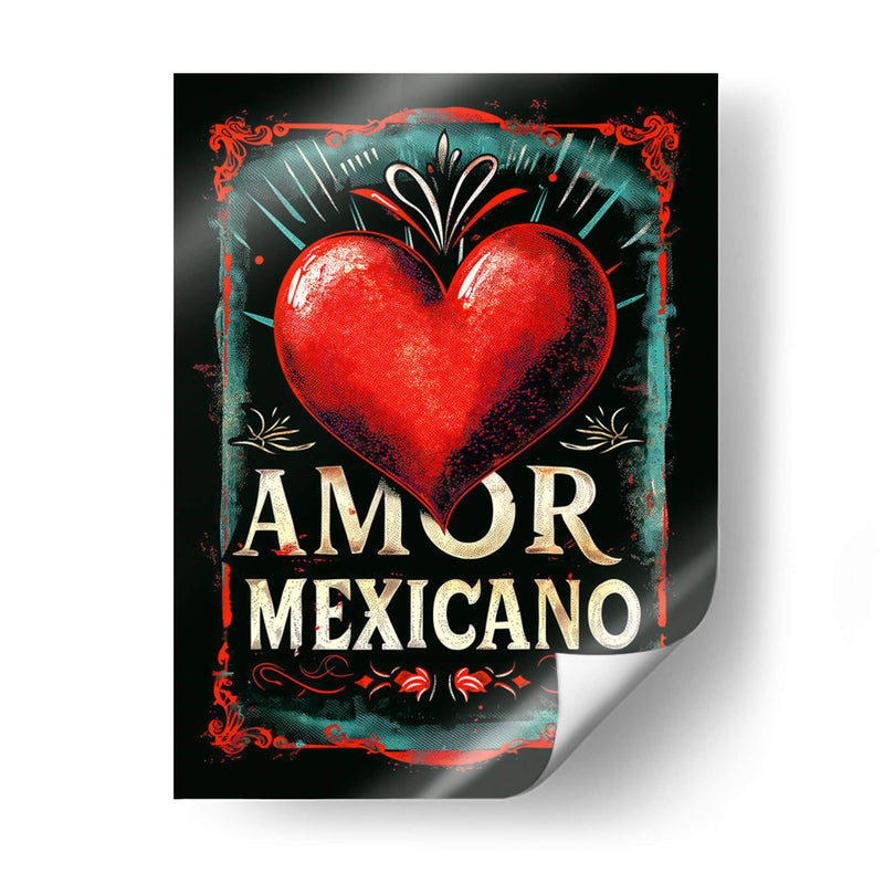 AMOR MEXICANO - DeLaVegaGaming | Cuadro decorativo de Canvas Lab