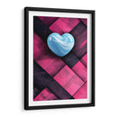 Mi Corazón de Mármol - Azul - DeLaVegaGaming | Cuadro decorativo de Canvas Lab