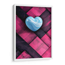 Mi Corazón de Mármol - Azul - DeLaVegaGaming | Cuadro decorativo de Canvas Lab