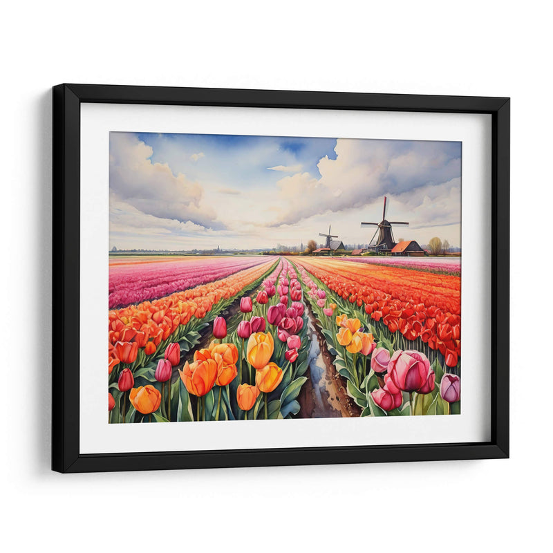 Campo de tulipanes en Holanda - Infiniity Art | Cuadro decorativo de Canvas Lab
