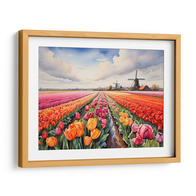 Campo de tulipanes en Holanda - Infiniity Art | Cuadro decorativo de Canvas Lab