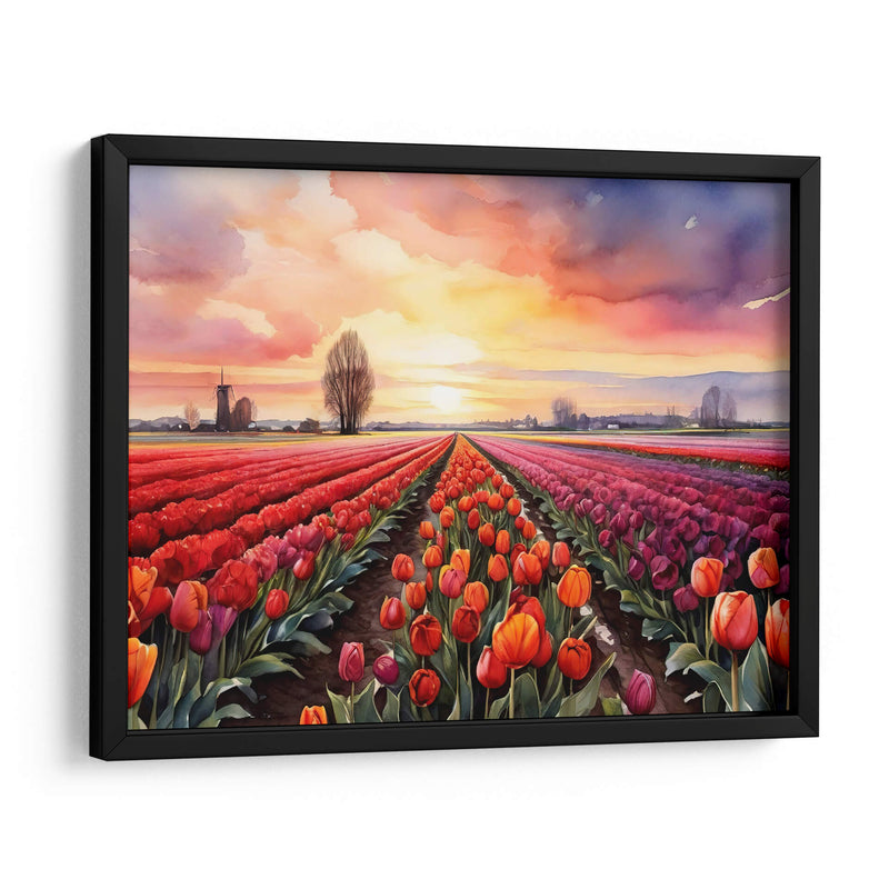Campo de Tulipanes en Holanda II - Infiniity Art | Cuadro decorativo de Canvas Lab