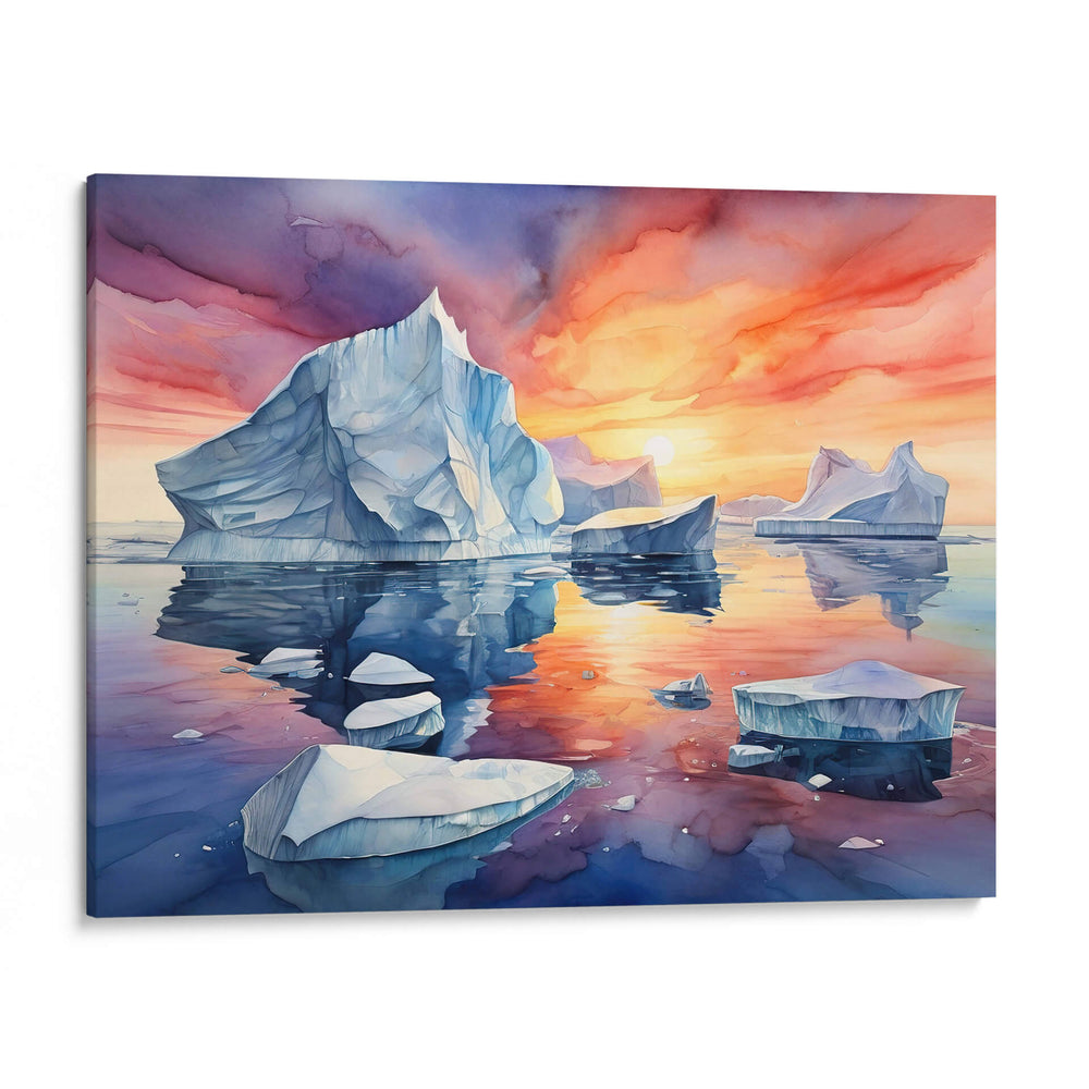 Atardecer en la Antártida - Infiniity Art | Cuadro decorativo de Canvas Lab