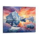 Atardecer en la Antártida - Infiniity Art | Cuadro decorativo de Canvas Lab