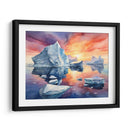 Atardecer en la Antártida - Infiniity Art | Cuadro decorativo de Canvas Lab
