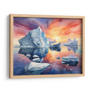 Atardecer en la Antártida - Infiniity Art | Cuadro decorativo de Canvas Lab