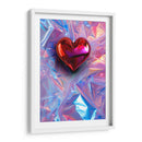 Mi Corazón Iridiscente Rojo - DeLaVegaGaming | Cuadro decorativo de Canvas Lab