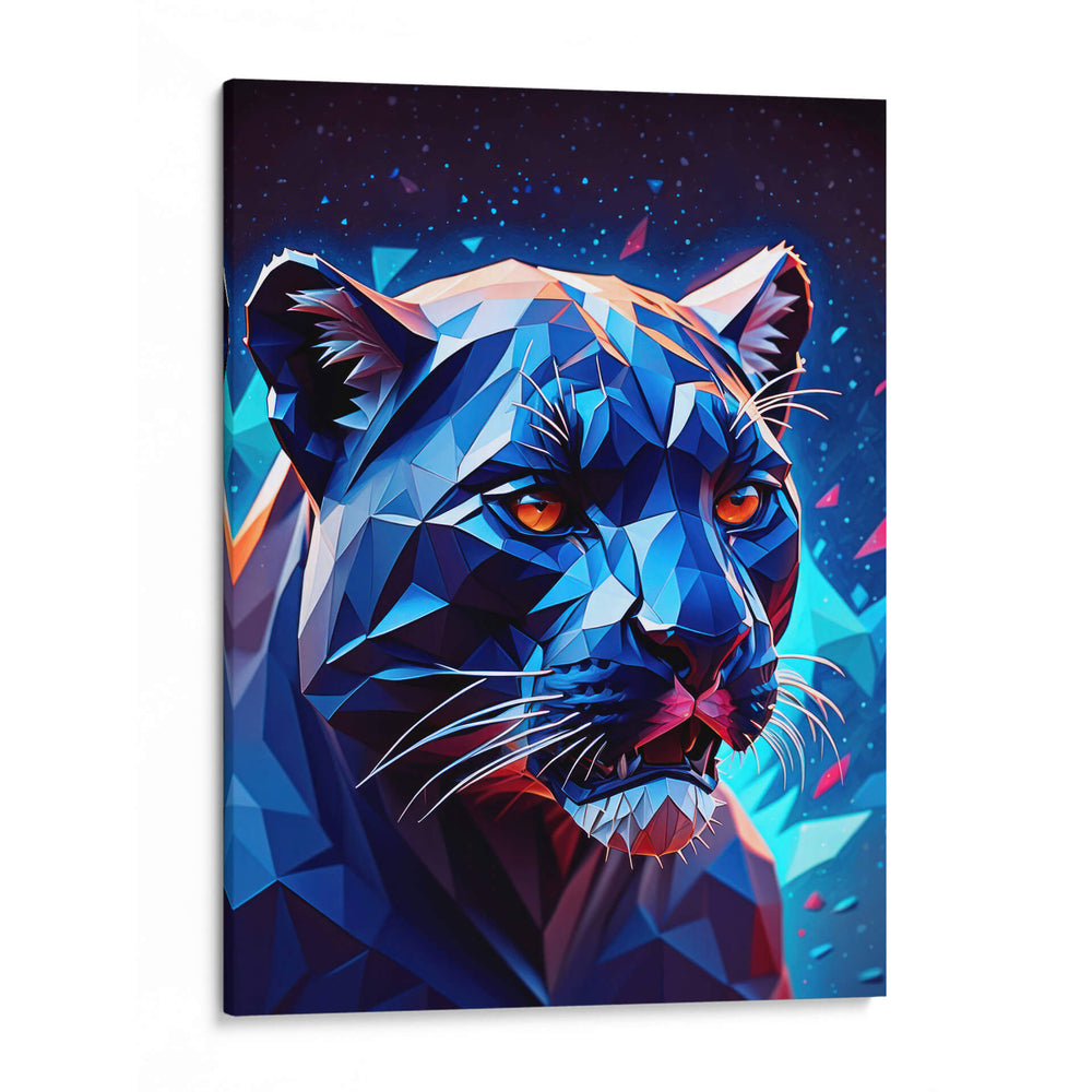 Puma geométrico  - Paltik Arte Digital | Cuadro decorativo de Canvas Lab