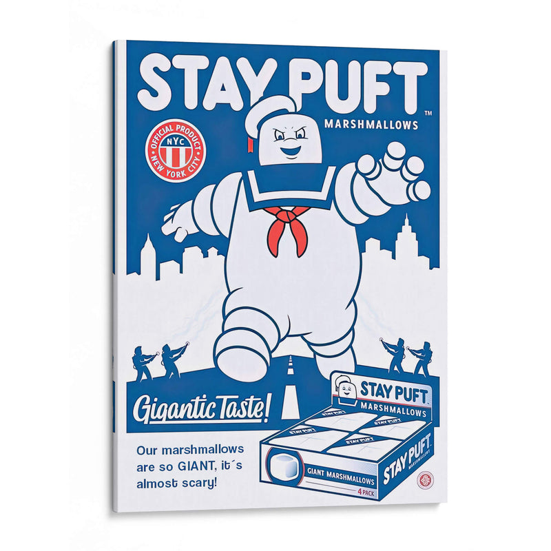 Marshmallow Ghostbusters - Paltik Arte Digital | Cuadro decorativo de Canvas Lab