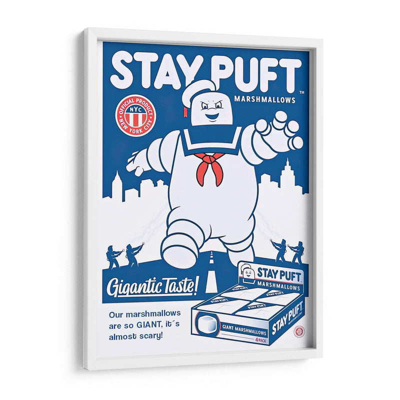 Marshmallow Ghostbusters - Paltik Arte Digital | Cuadro decorativo de Canvas Lab