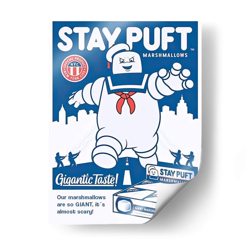 Marshmallow Ghostbusters - Paltik Arte Digital | Cuadro decorativo de Canvas Lab