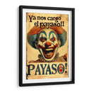 Letreros Mexicanos - Payaso - DeLaVegaGaming | Cuadro decorativo de Canvas Lab