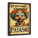 Letreros Mexicanos - Payaso - DeLaVegaGaming | Cuadro decorativo de Canvas Lab
