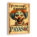 Letreros Mexicanos - Payaso - DeLaVegaGaming | Cuadro decorativo de Canvas Lab