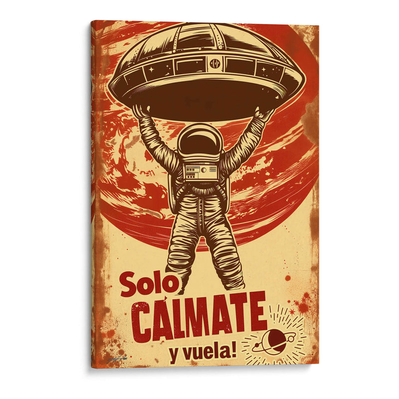 Solo Cálmate y Vuela - DeLaVegaGaming | Cuadro decorativo de Canvas Lab