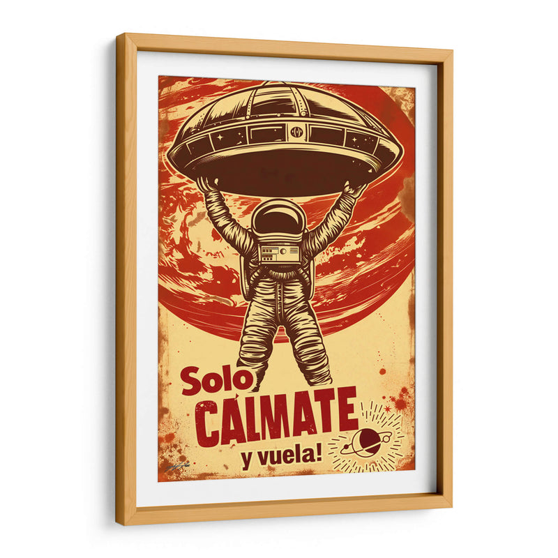 Solo Cálmate y Vuela - DeLaVegaGaming | Cuadro decorativo de Canvas Lab
