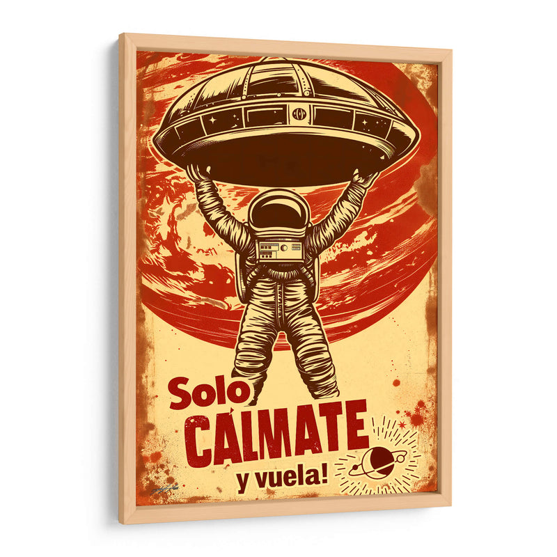 Solo Cálmate y Vuela - DeLaVegaGaming | Cuadro decorativo de Canvas Lab