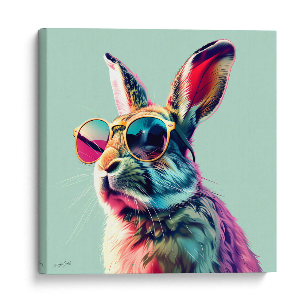 Animales Veraniegos - Conejo - DeLaVegaGaming | Cuadro decorativo de Canvas Lab