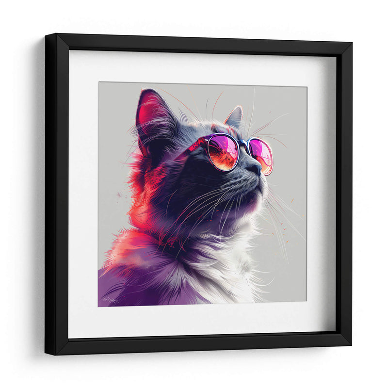 Animales Veraniegos - Gato - DeLaVegaGaming | Cuadro decorativo de Canvas Lab