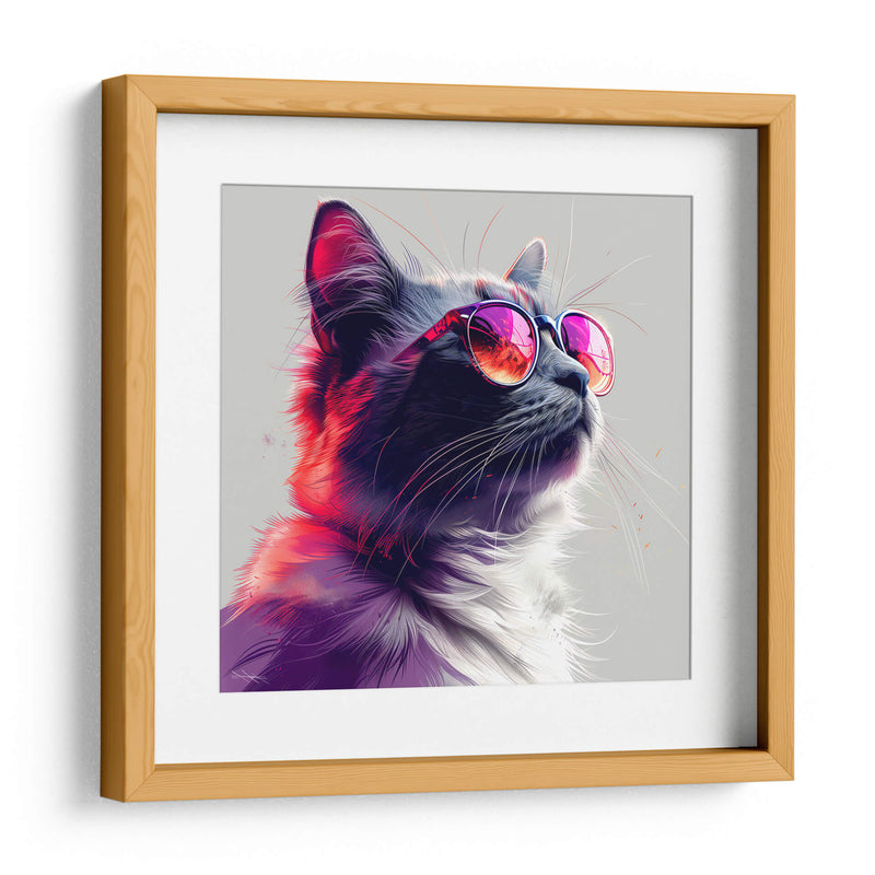 Animales Veraniegos - Gato - DeLaVegaGaming | Cuadro decorativo de Canvas Lab