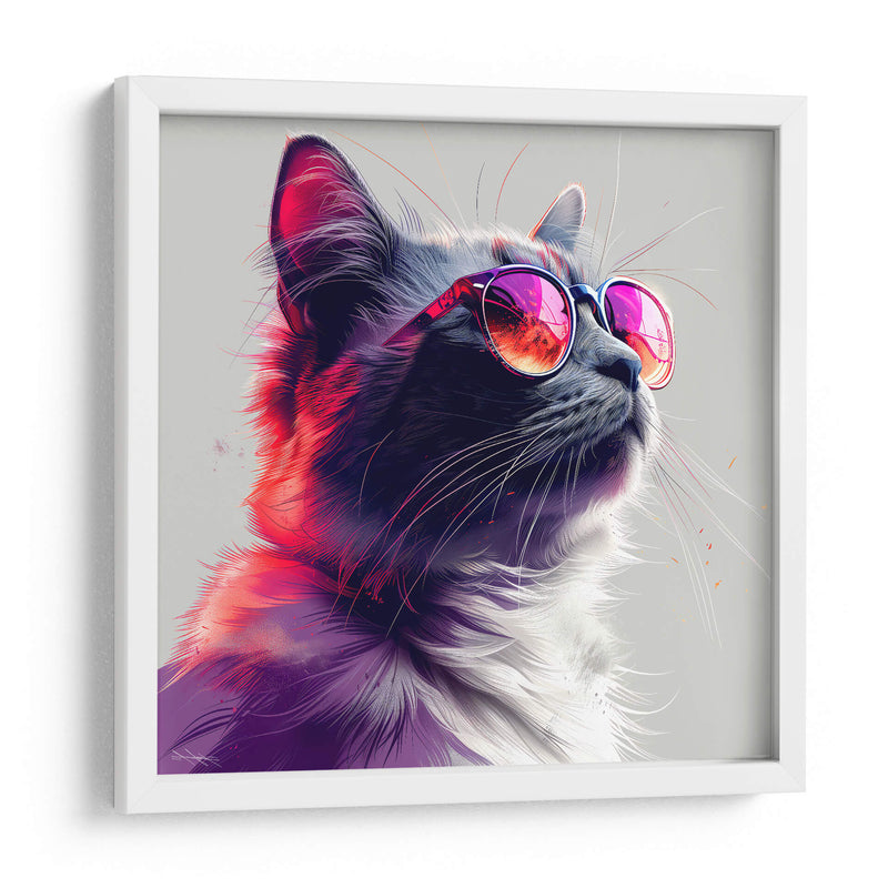 Animales Veraniegos - Gato - DeLaVegaGaming | Cuadro decorativo de Canvas Lab