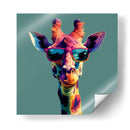 Animales Veraniegos - Jirafa - DeLaVegaGaming | Cuadro decorativo de Canvas Lab