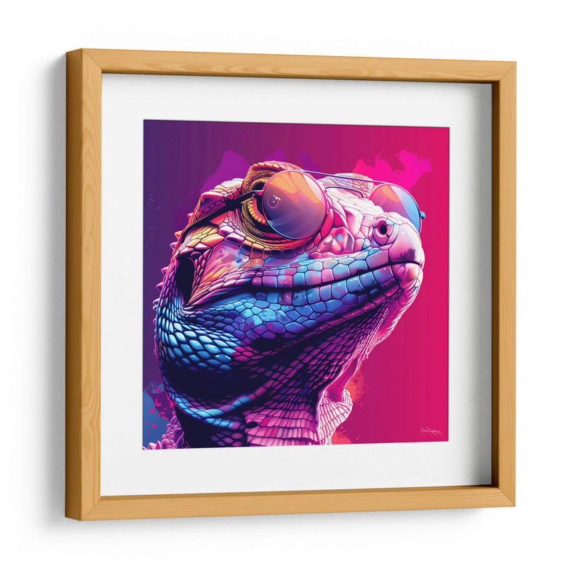 Animales Veraniegos -  Lagarto - DeLaVegaGaming | Cuadro decorativo de Canvas Lab