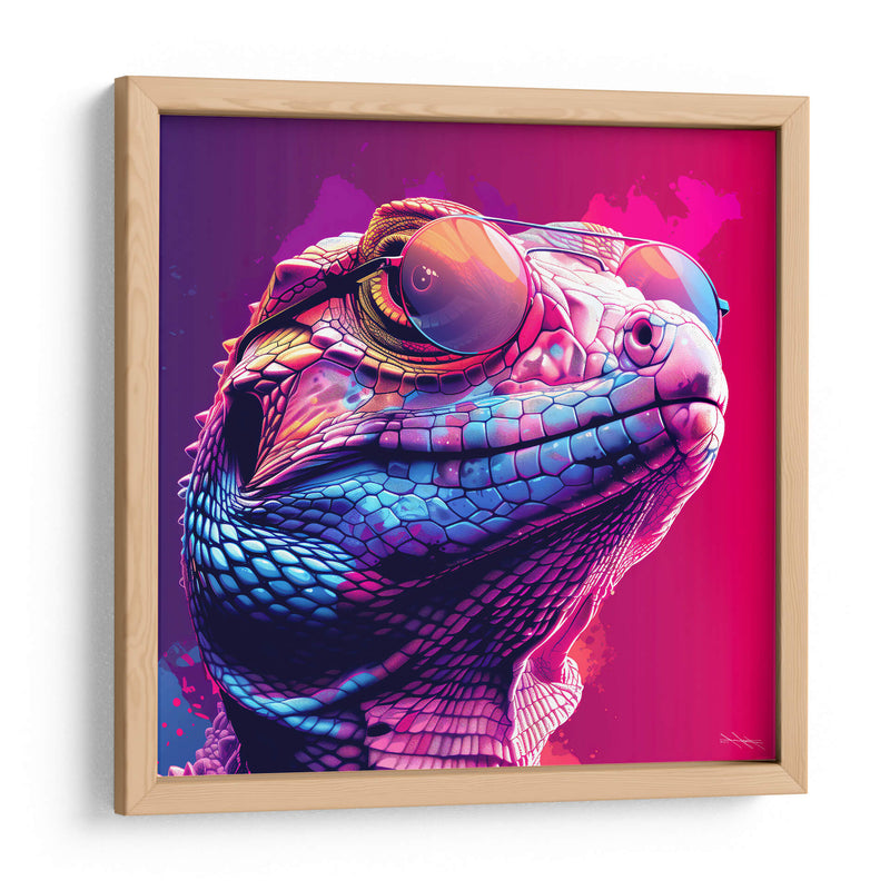 Animales Veraniegos -  Lagarto - DeLaVegaGaming | Cuadro decorativo de Canvas Lab