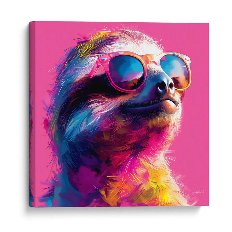 Animales Veraniegos - Perezoso  - DeLaVegaGaming | Cuadro decorativo de Canvas Lab