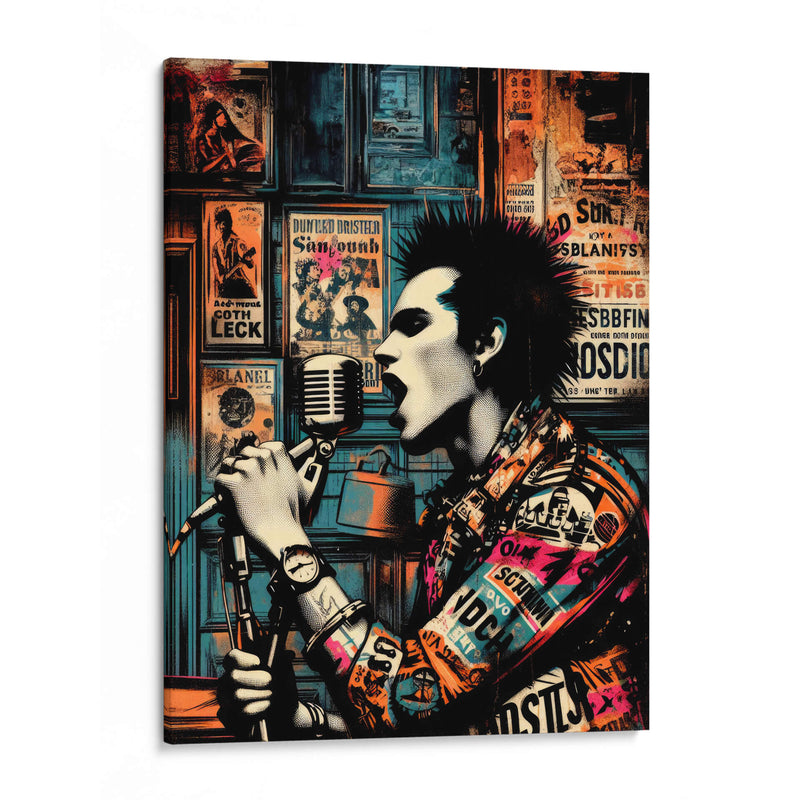 Punk Rock 80´s - Paltik Arte Digital | Cuadro decorativo de Canvas Lab