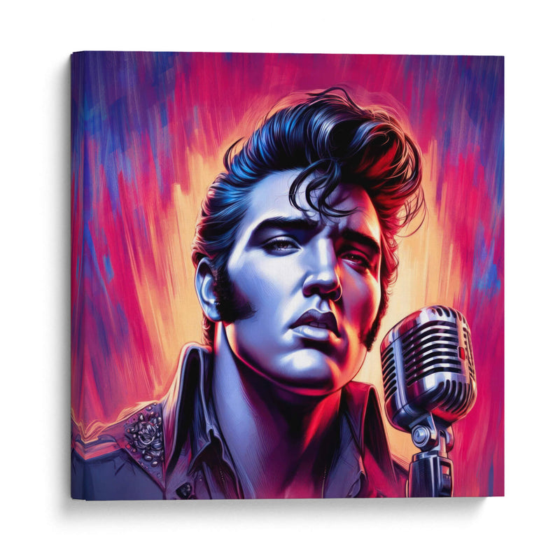 El Rey Elvis - Paltik Arte Digital | Cuadro decorativo de Canvas Lab